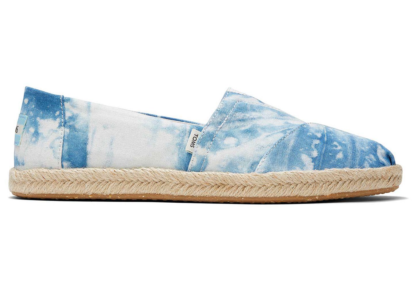 Toms Alpargata Plant Dye Espadrille Blue/White - Womens - 08235-BMDL